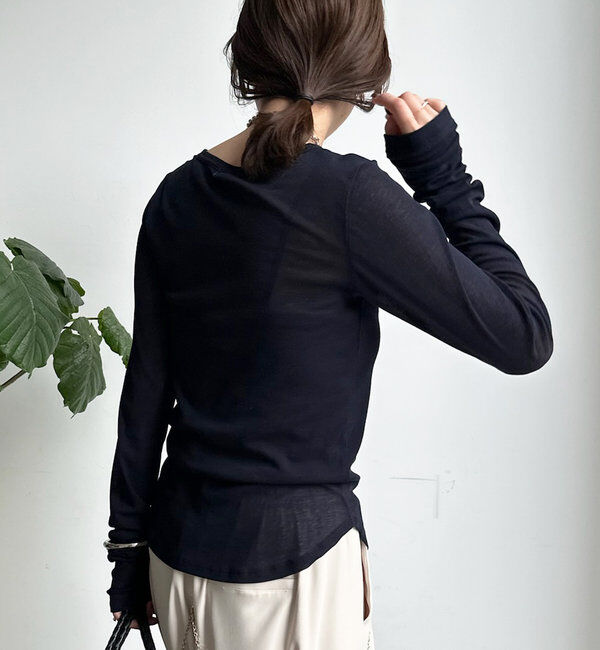  「【新色追加】コットンシアーTEE」|Tシャツ・カットソー|