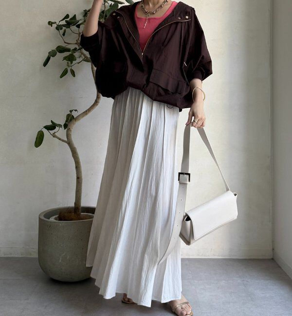  「パネルプリーツスカート」|スカート|