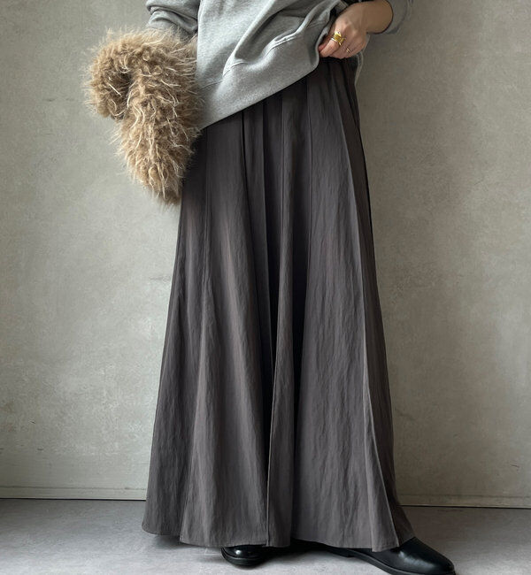  「パネルプリーツスカート」|スカート|