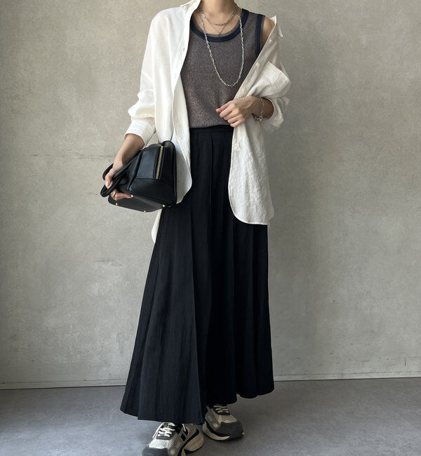  「パネルプリーツスカート」|スカート|