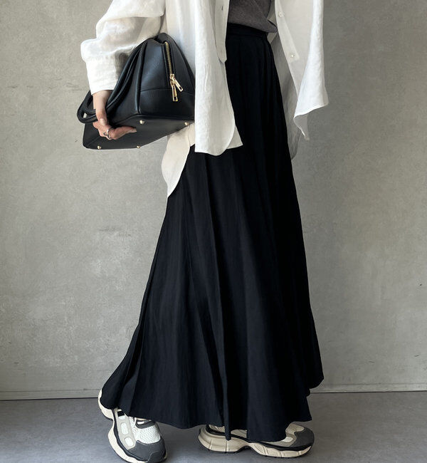  「パネルプリーツスカート」|スカート|