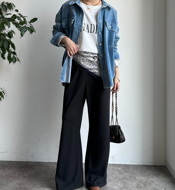  「バイヤスセミフレアパンツ」|チノ|