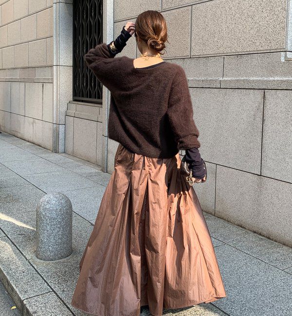  「ファーカシミヤカーディガン」|カーディガン|