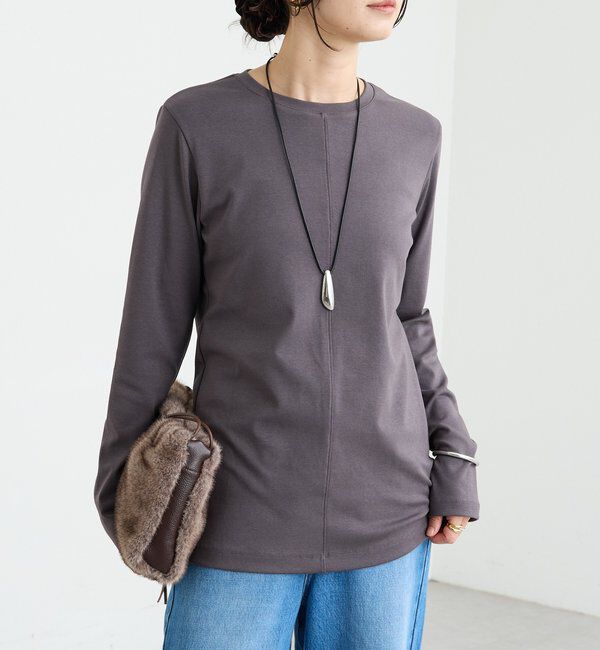  「MYSELFbyRD/PATCHING LONG TEE」|Tシャツ・カットソー|