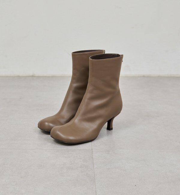  「【2.718】オブリークショートブーツ」|ショートブーツ|