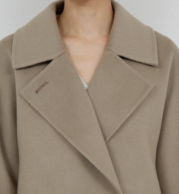  「【HERITANOVUM】ウールカシミヤチェストリバーコート」|その他|