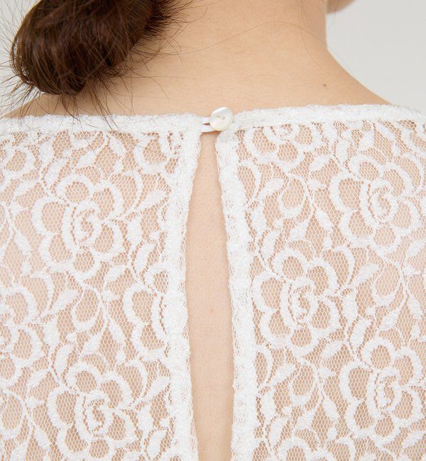  「【25th記念アイテム】レースロングプルオーバー」|シャツ・ブラウス|