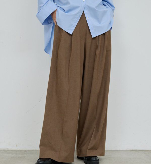  「【SACHIKOコラボ】2タックワイドパンツ」|チノ|