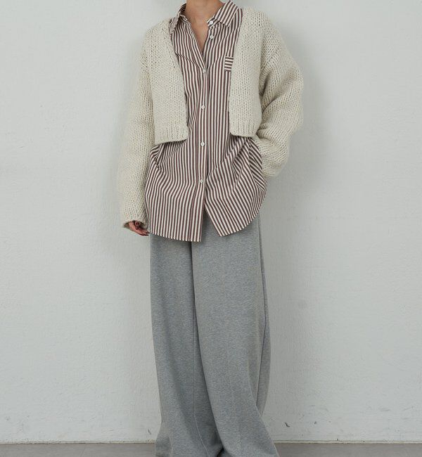  「【HERITANOVUM】ハンドニットジャケット」|ニット・セーター|