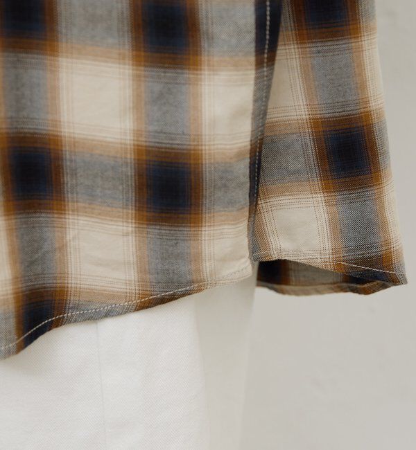  「オンブレチェックシャツ」|シャツ・ブラウス|