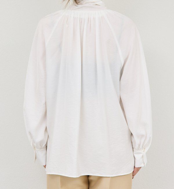  「【上品&times;華やか】【2way】ギャザーボウタイブラウス」|シャツ・ブラウス|