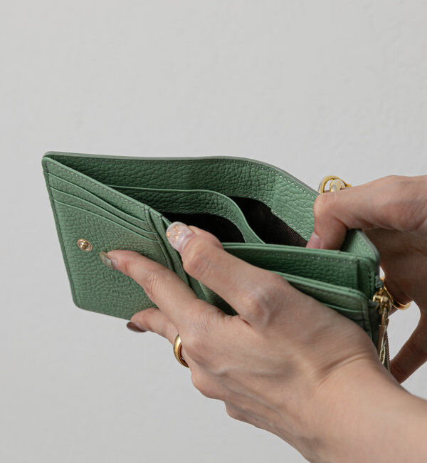  「モノグラムプレートハーフウォレット」|財布|