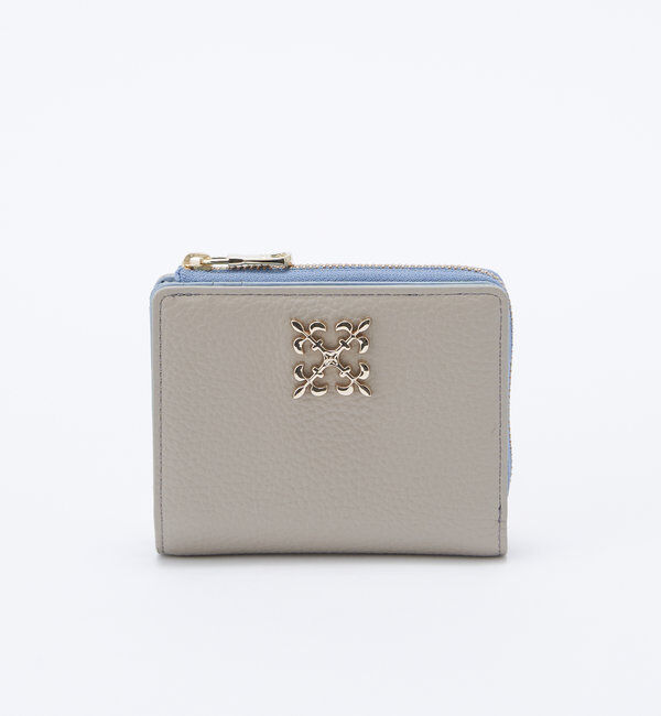  「モノグラムプレートハーフウォレット」|財布|