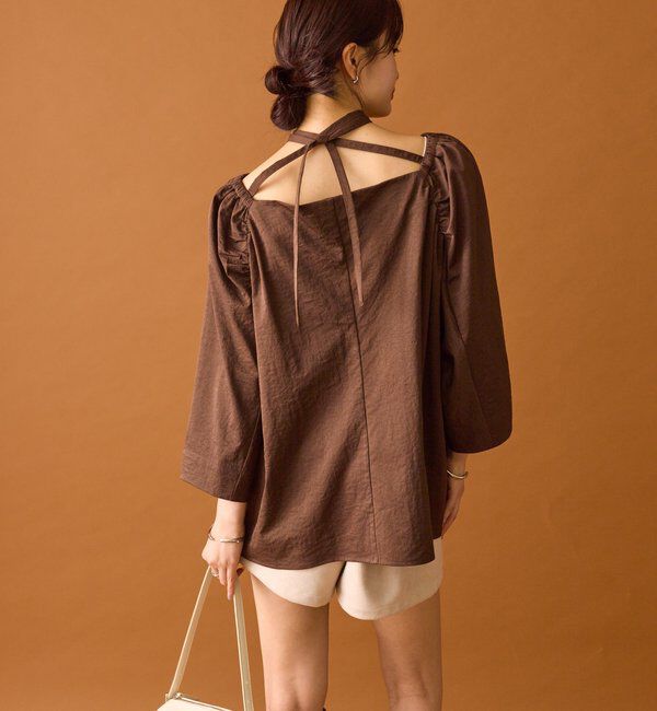  「チョーカーリボンパフブラウス」|シャツ・ブラウス|