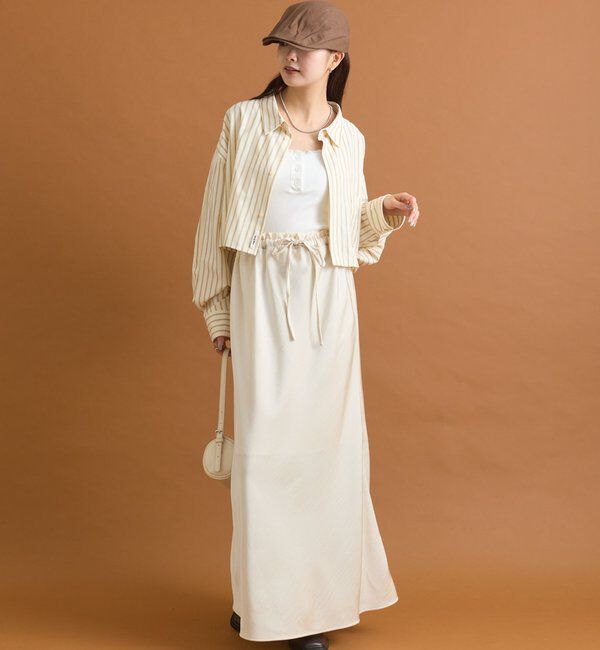  「サテンマーメイドスカート」|スカート|