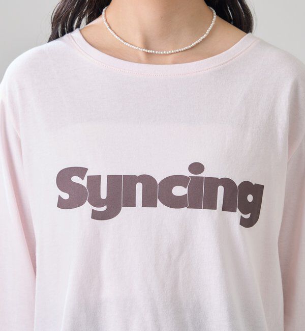  「ロゴチビロングTシャツ」|Tシャツ・カットソー|