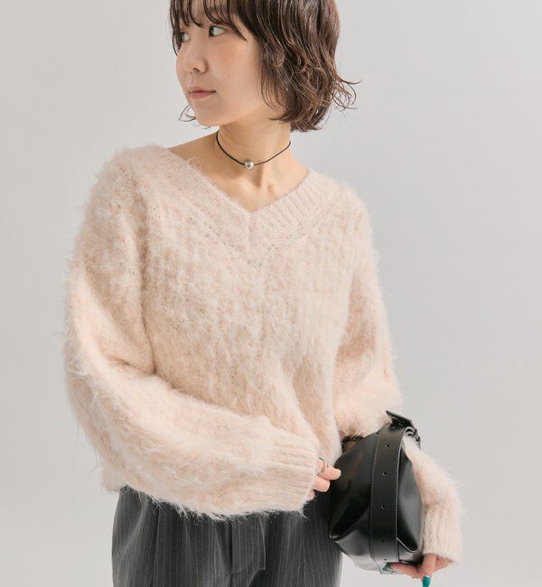  「ふわふわシャギーニット」|ニット・セーター|