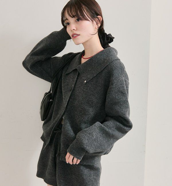  「プレート付きニットパンツ」|チノ|