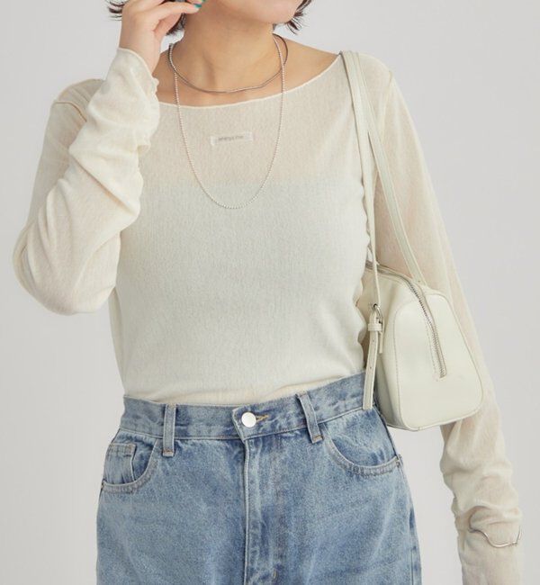  「2wayシアーロンT」|Tシャツ・カットソー|