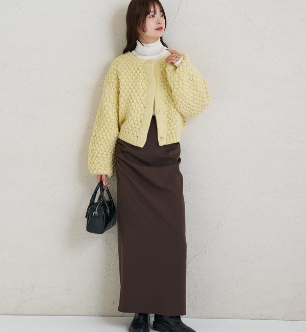  「サイドギャザータックスカート」|スカート|