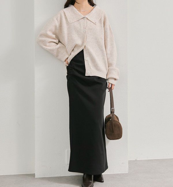  「サイドギャザータックスカート」|スカート|