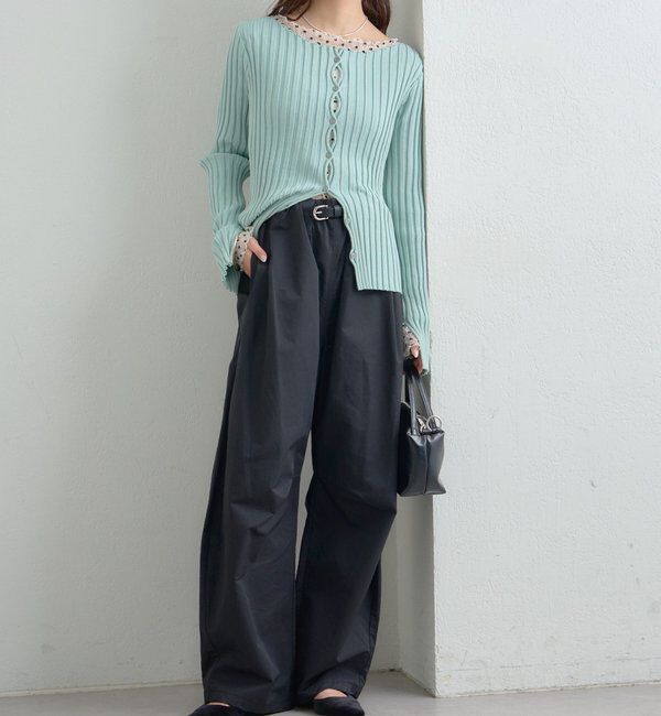  「ボリュームイージーパンツ」|チノ|