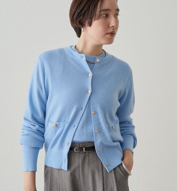  「ウールカシミヤニットカーデ」|ニット・セーター|