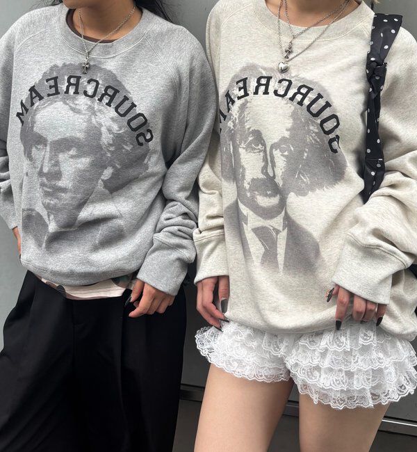  「【Sourcream】偉人スウェット」|Tシャツ・カットソー|
