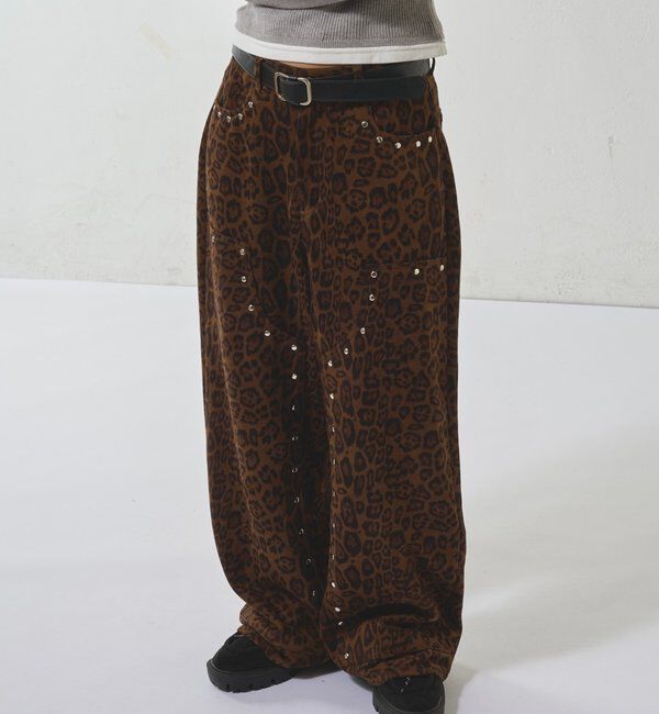  「スウェードダブルニーパンツ」|チノ|