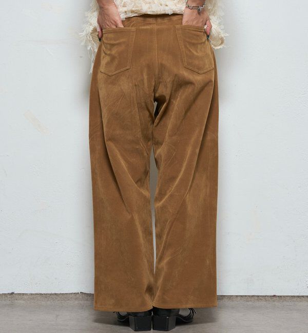  「スウェードダブルニーパンツ」|チノ|