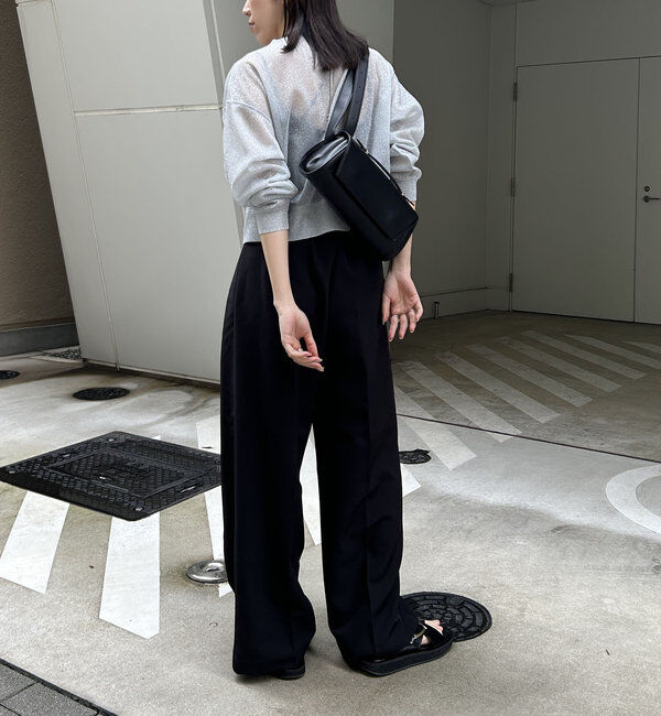  「【累計2万本突破！】【低身長・高身長サイズあり】2タックワイドパンツ」|チノ|