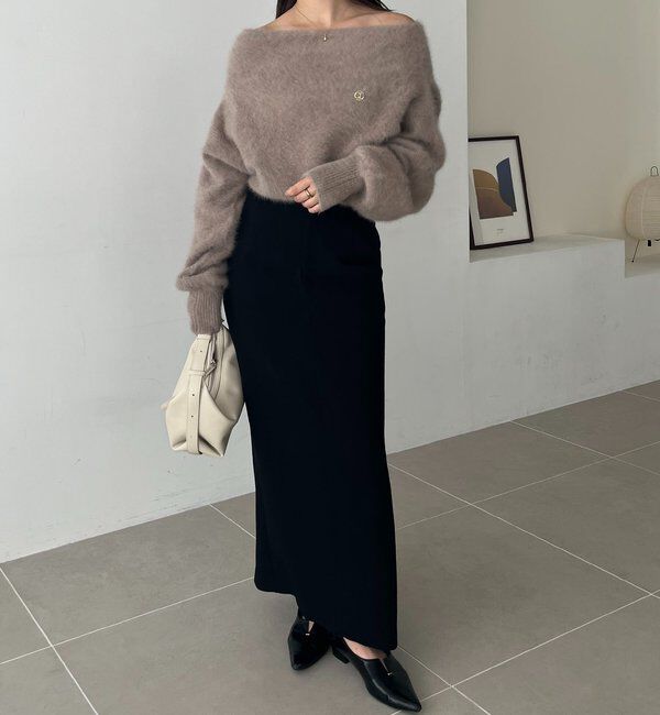  「【上質な着心地/全骨格細見え】〈C.L〉FOXカシミアドルマンニット」|ニット・セーター|