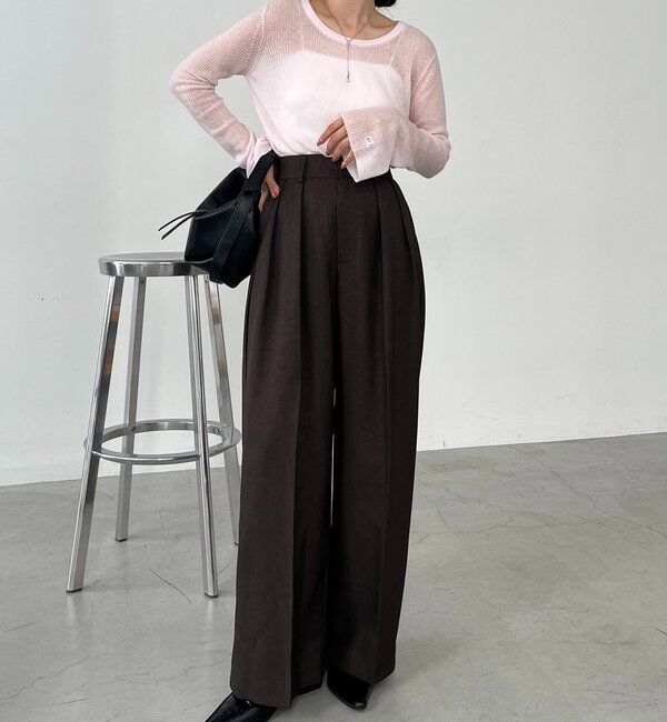  「〈C.L〉カシミアウールフレアスリーブニット」|ニット・セーター|