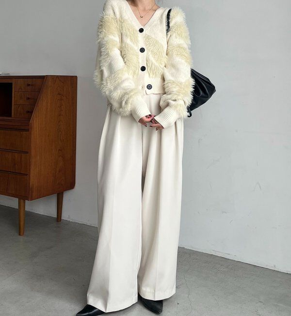  「WAVEフェザーカーディガン」|カーディガン|