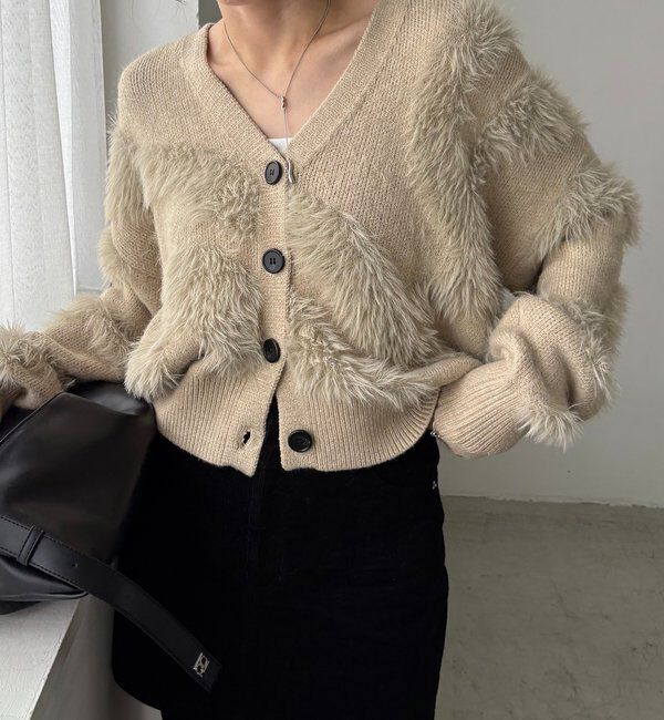  「WAVEフェザーカーディガン」|カーディガン|