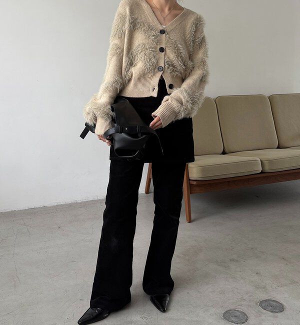  「WAVEフェザーカーディガン」|カーディガン|