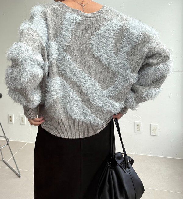  「WAVEフェザーカーディガン」|カーディガン|