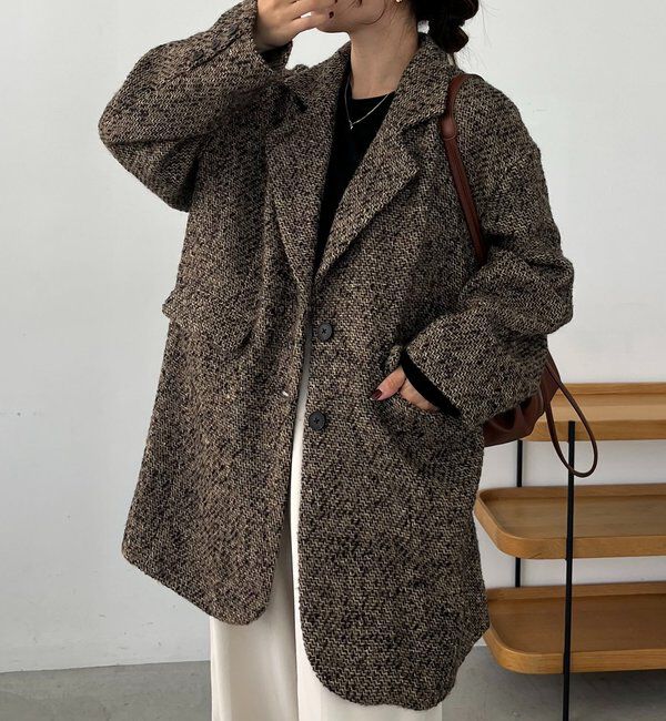  「ツイードテーラーハーフコート」|その他|