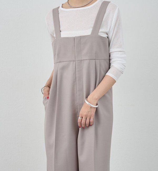  「ハイウエストサロペット」|オールインワン|