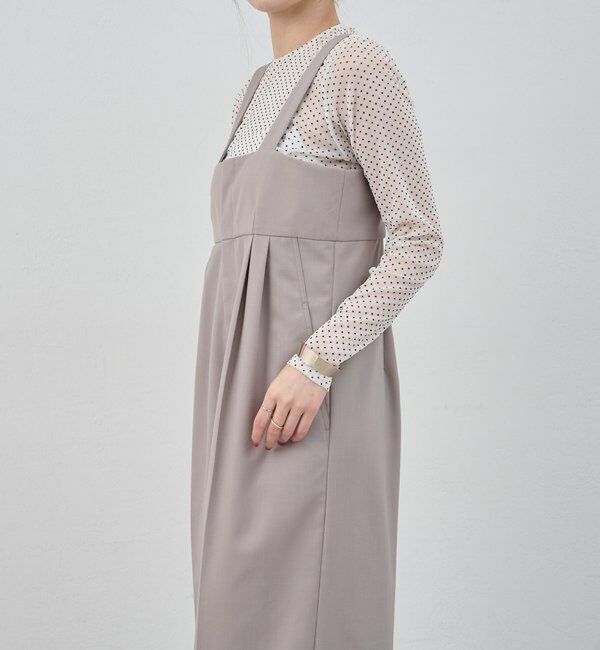  「ハイウエストサロペット」|オールインワン|