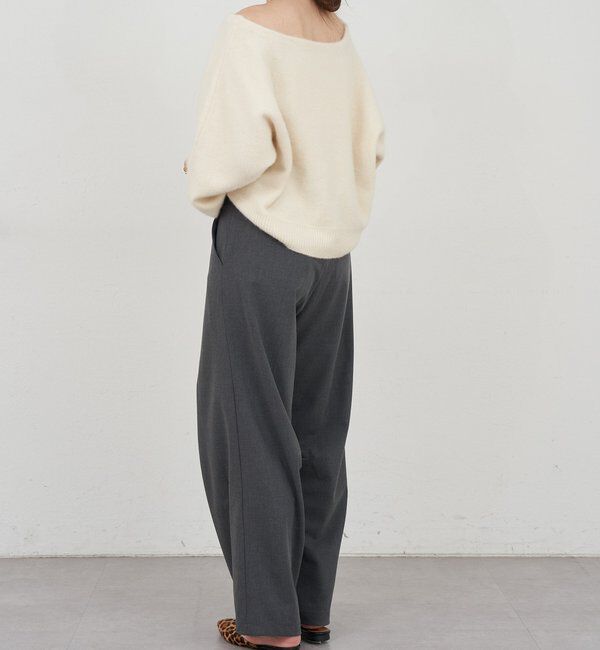  「ファーウールオフショルニット」|ニット・セーター|