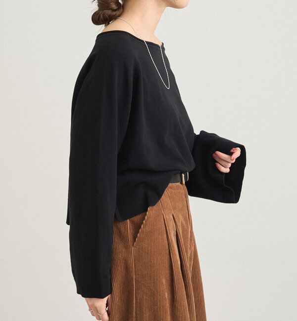  「クロップドルーズニット」|ニット・セーター|