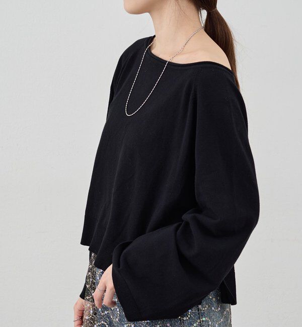  「クロップドルーズニット」|ニット・セーター|