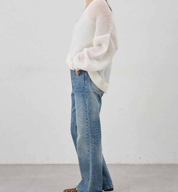  「レイヤードシアーニット」|ニット・セーター|