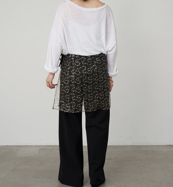  「スパンコールラップスカート」|スカート|