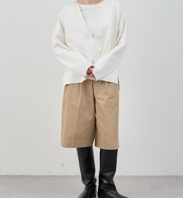  「【インフルエンサー＠tsuru00コラボ】スキッパーポンチプルオーバー」|ニット・セーター|