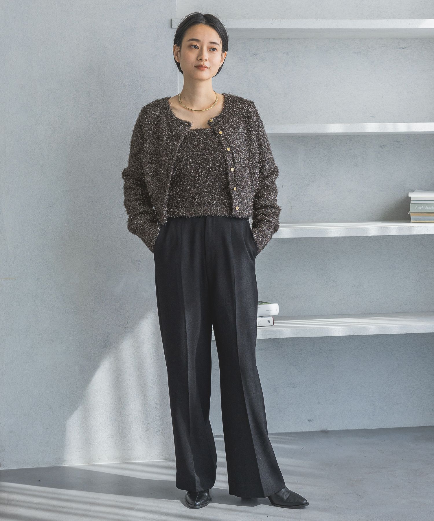 A part by 「キラキラニットアンサンブル」|ニット・セーター|