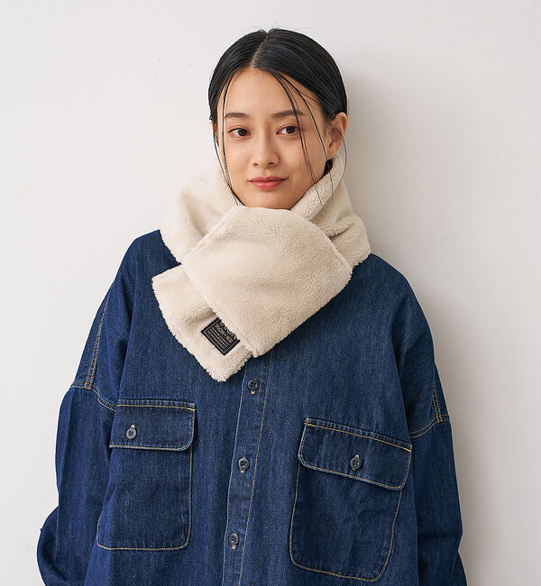 collex「【TAION】ミリタリー リバーシブル ダウンマフラー」|マフラー|