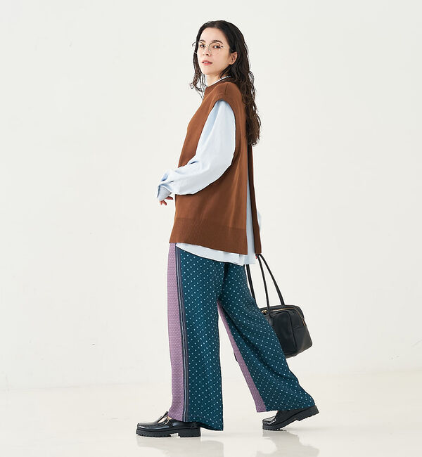 collex「小紋ミックス柄サテンパンツ」|その他|
