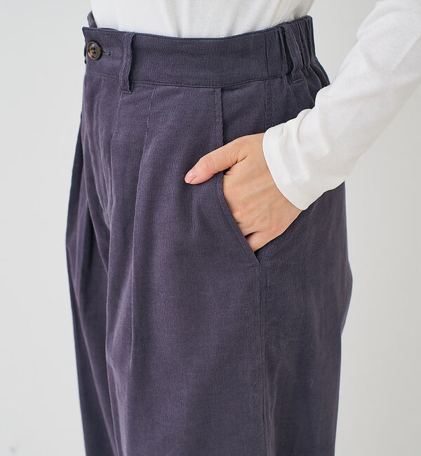 collex「コーデュロイWタックワイドパンツ」|その他|